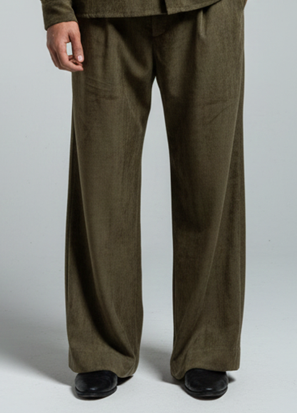 MEN'S CORDUROY PANTS – MEHNDI GREEN