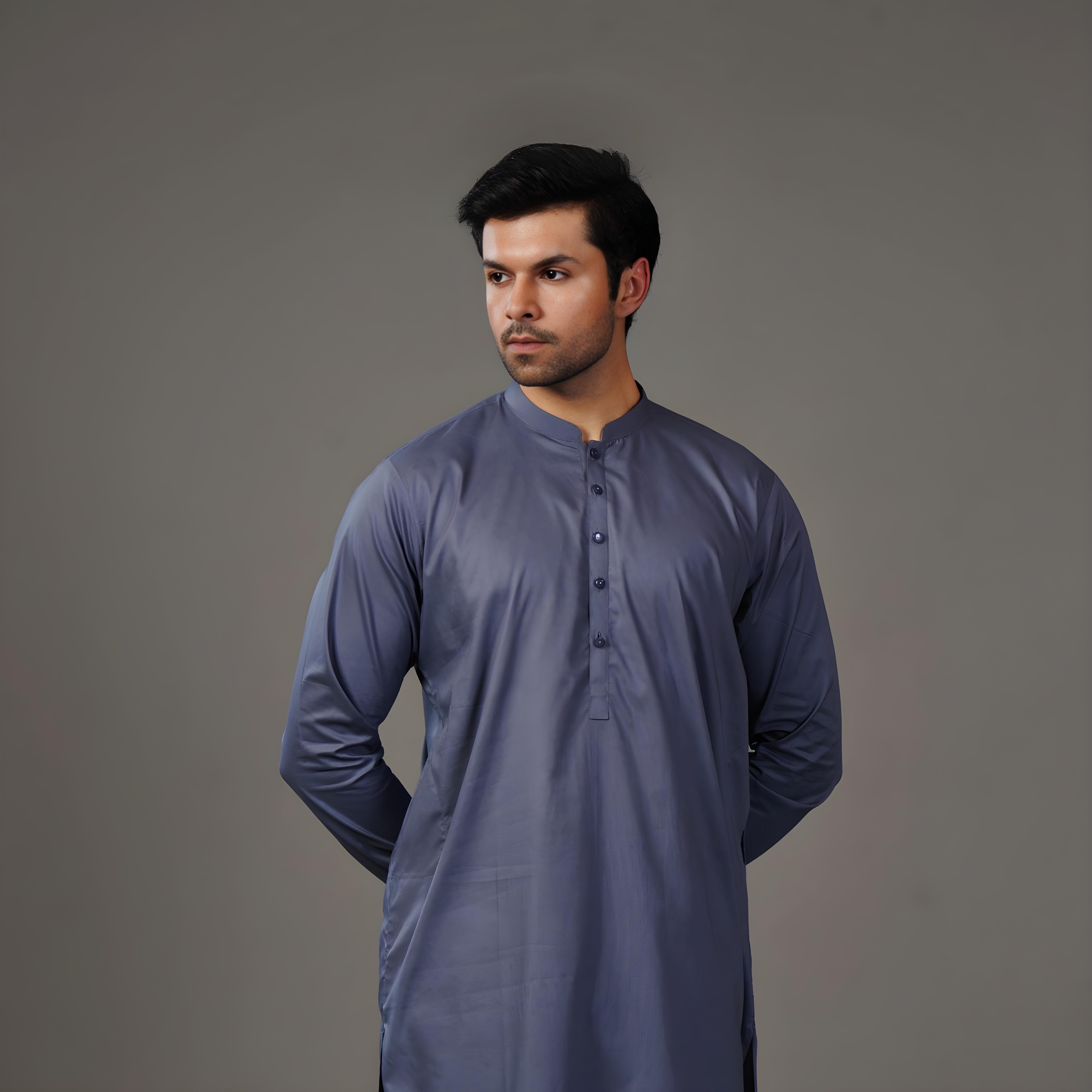 Teal Blue Shalwar Kameez
