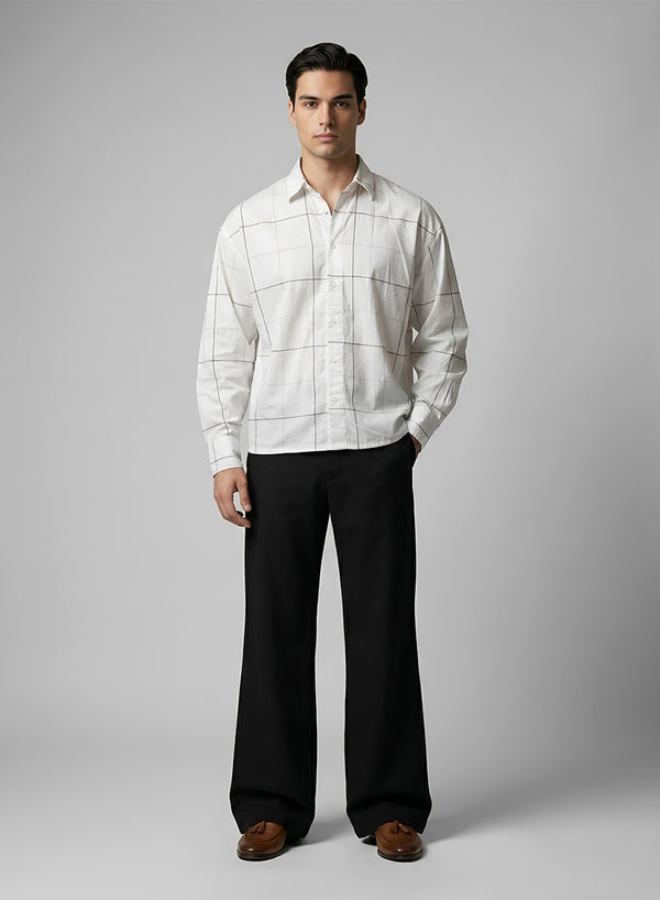 Men's Textured - Off White  Set