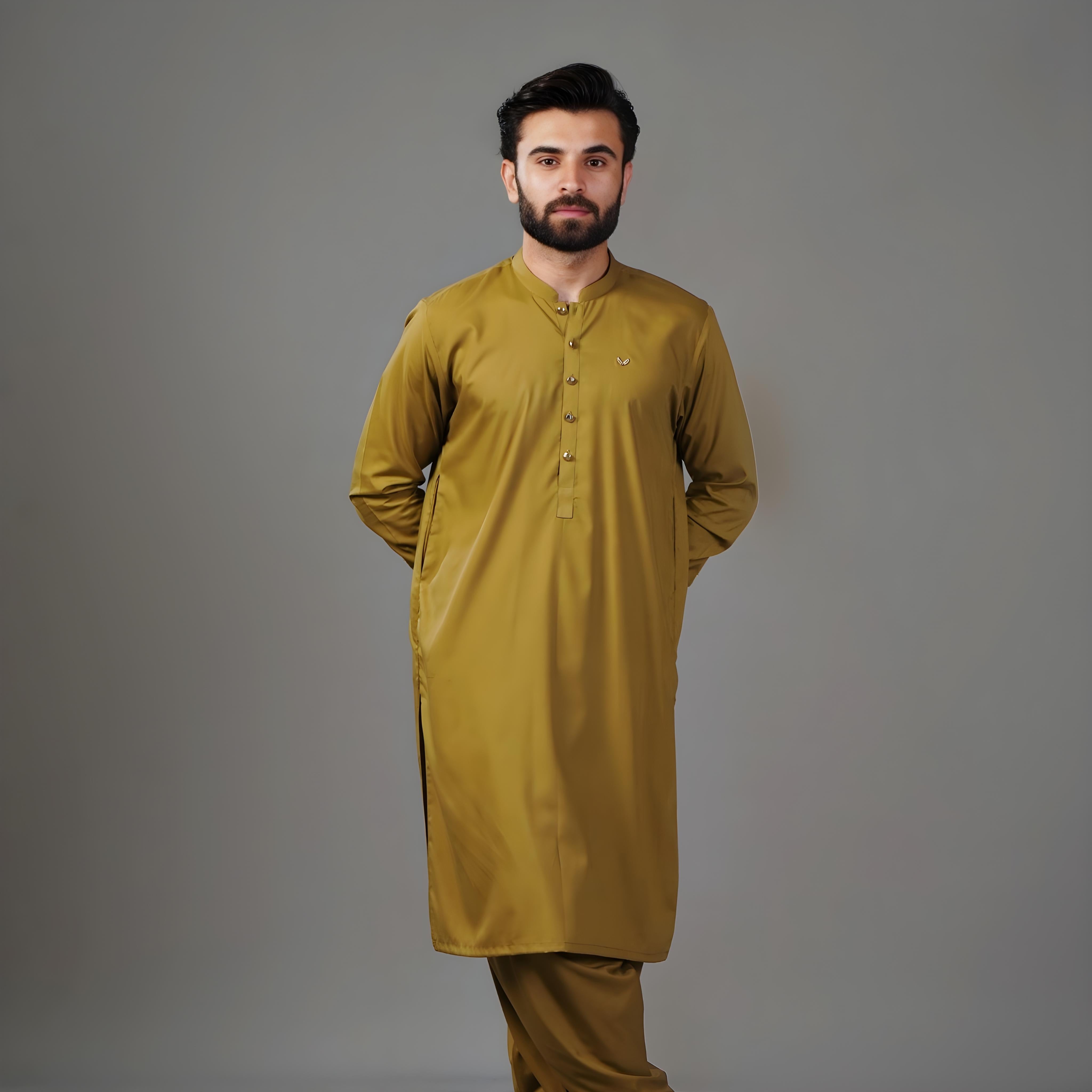 Men Plain Shalwar Kameez