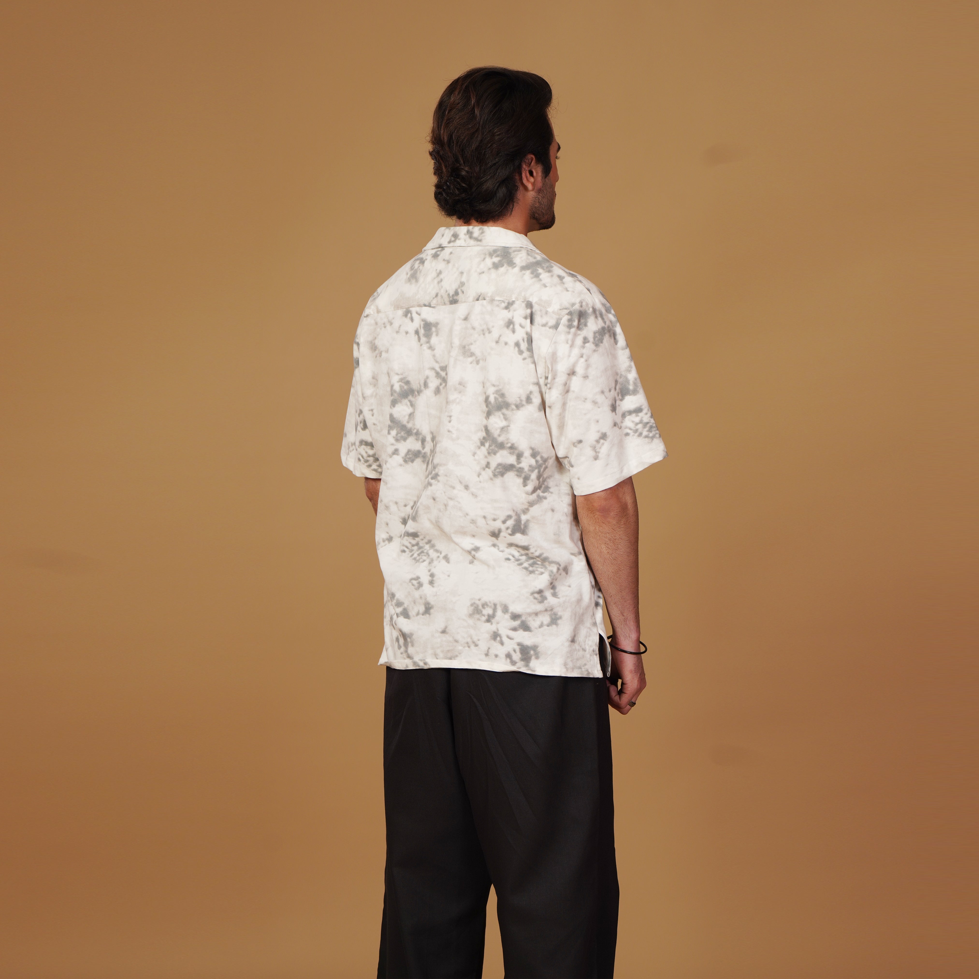 Men Tie & Dye Design Shirt