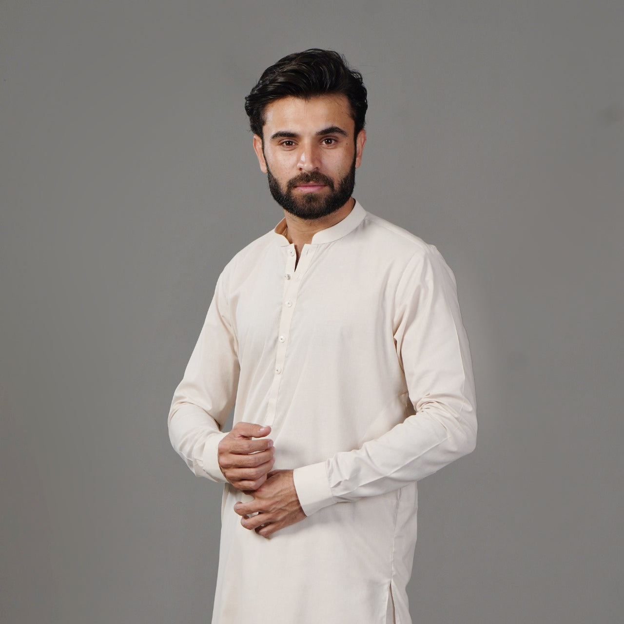 Men Off-white Shalwar Kameez