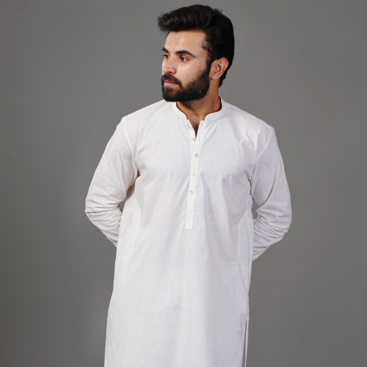 Classic White Shalwar Kameez
