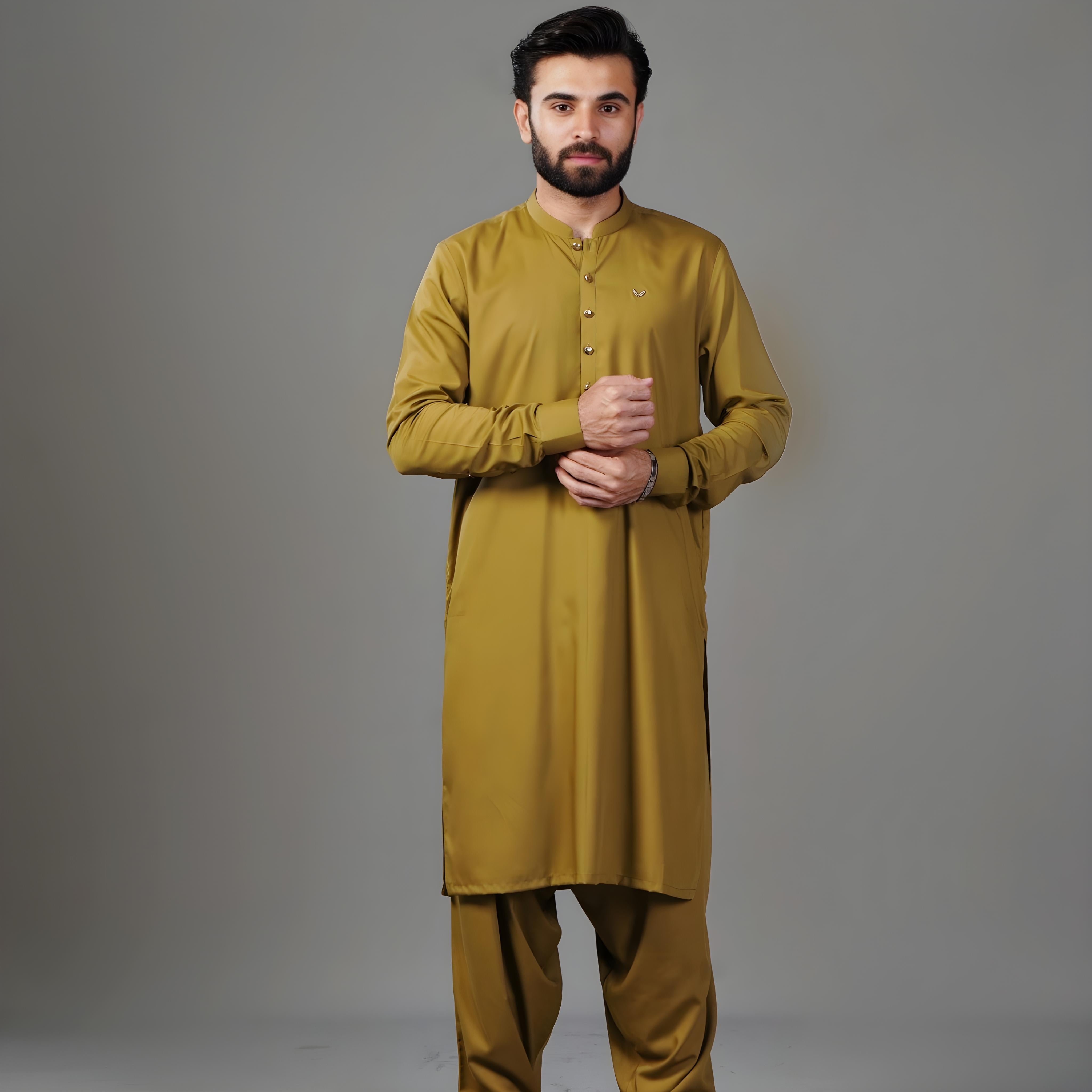 Men Plain Shalwar Kameez