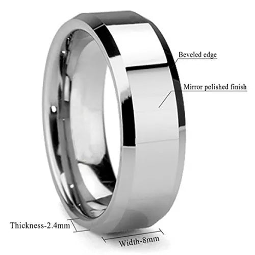 Stainless Steel Band Ring