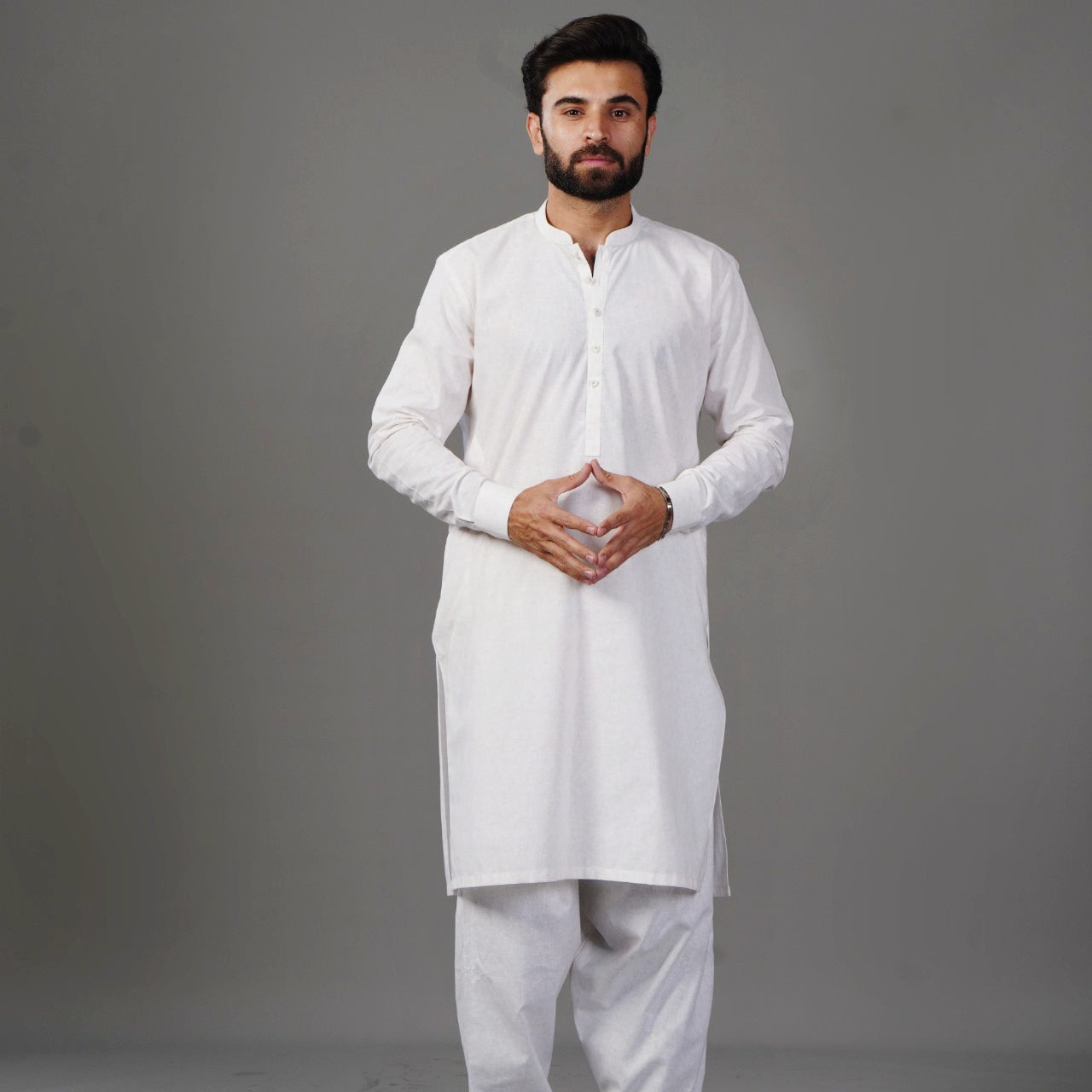 Classic White Shalwar Kameez