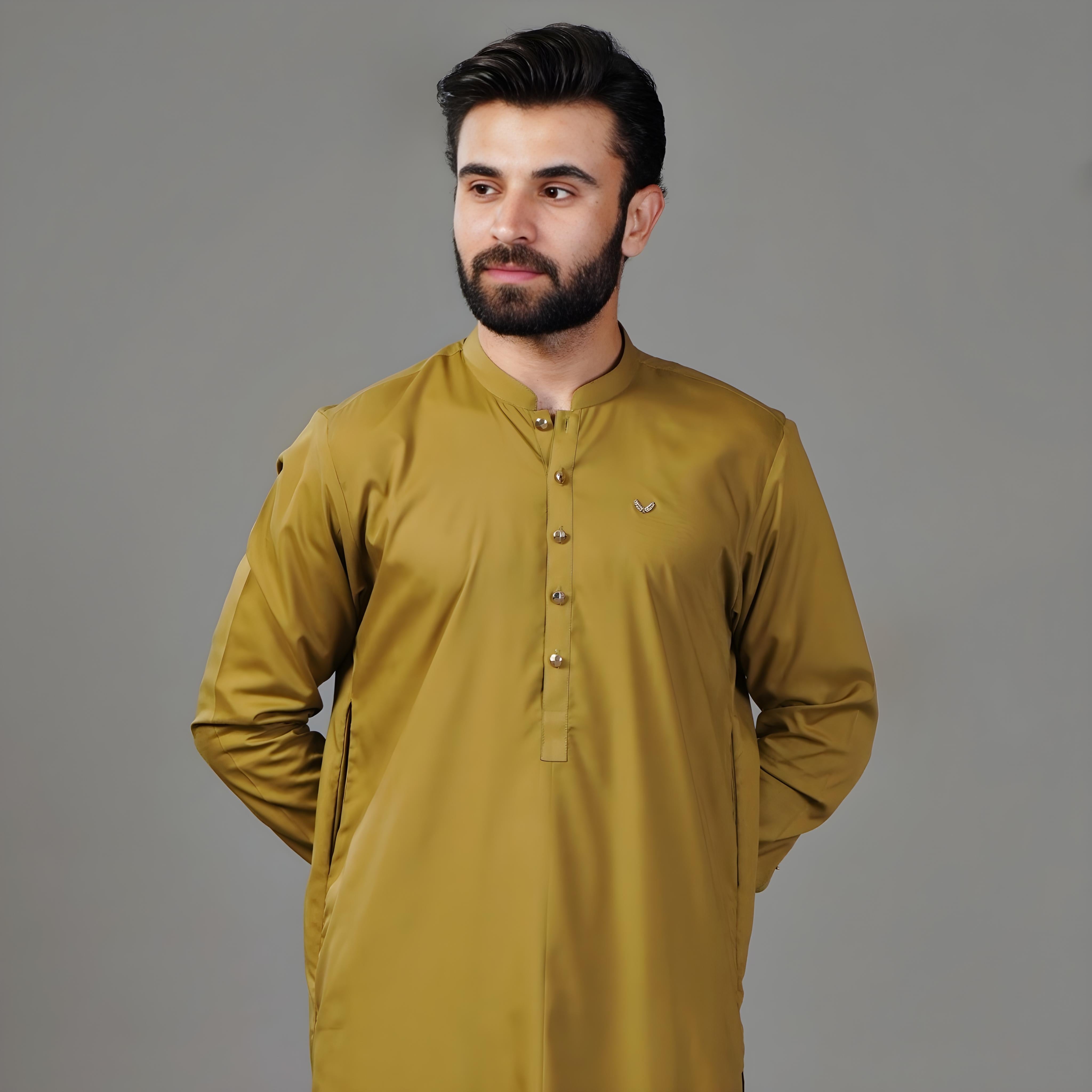 Men Plain Shalwar Kameez