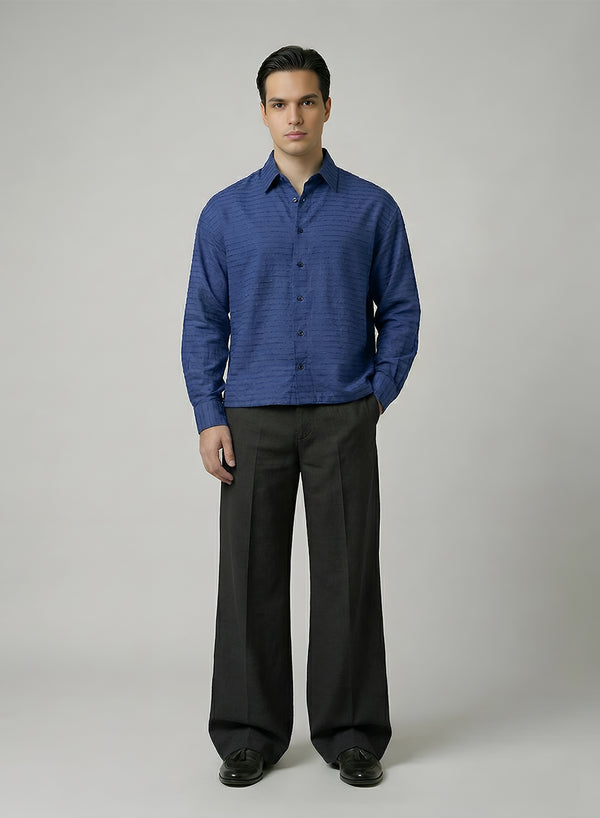 Men's Textured - Navy and Black  Set